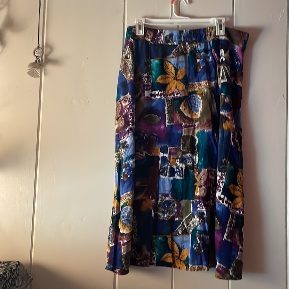 Vintage printed skirt